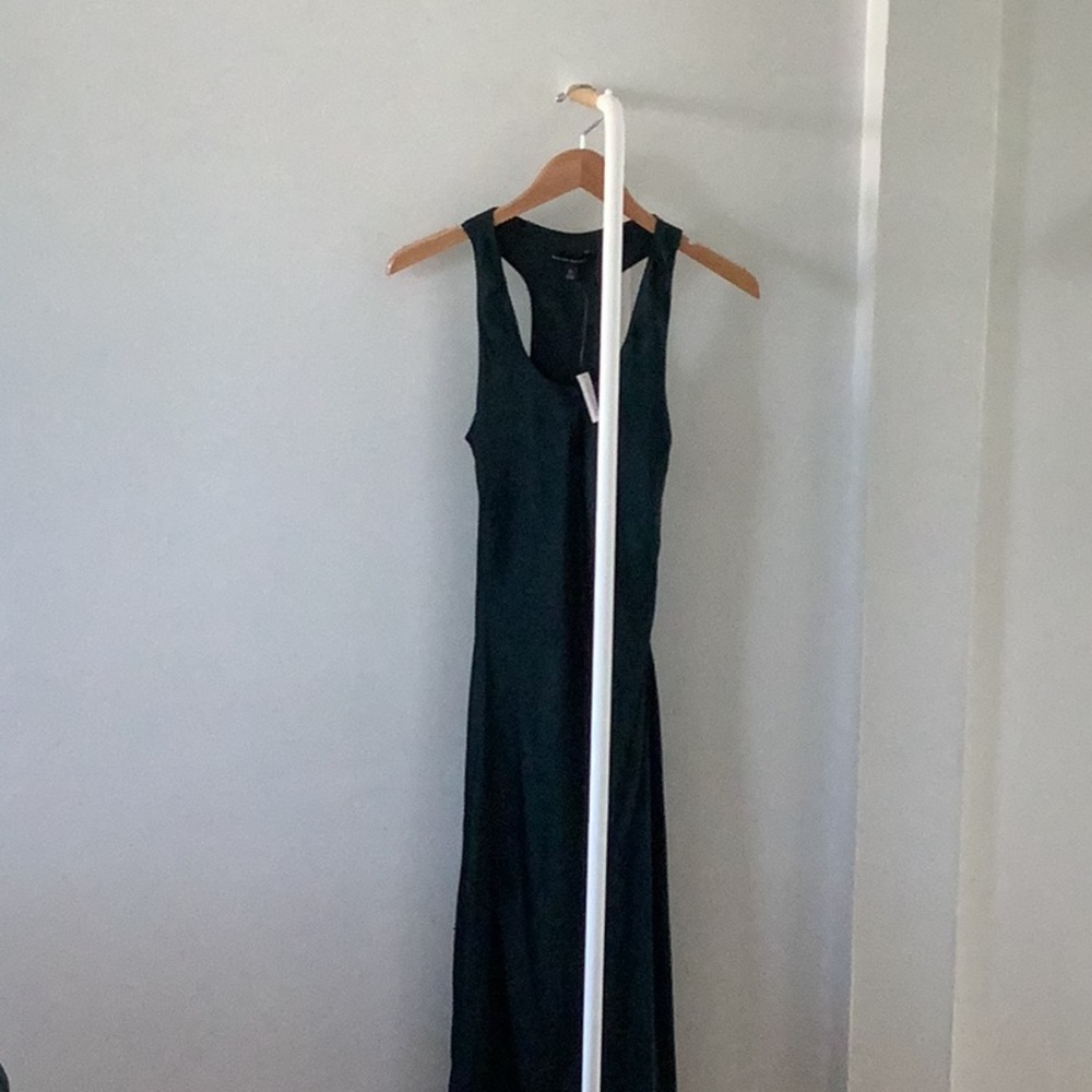 Forest Green Silk Dress